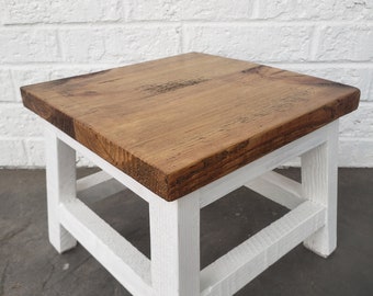 Rustic Farm House Style Wooden Stool