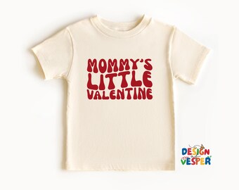 Mommy’s Little Valentine Toddler Shirt, Cute Valentines Day Tee for Kids, Sweet Love Outfit, Classic Valentine Gift