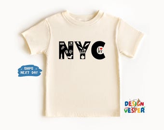 NYC Toddler Shirt, Some One In Loves Me Kids Shirt, New York City Kids Tee, Funny State Toddler Shirt, Cute Kids Clothing, Best Kids Gift