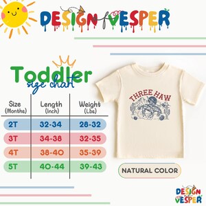 Camiseta de tres haw para niños pequeños, camiseta de tercer cumpleaños para niños, camiseta de vaquero para niños pequeños, camiseta del oeste para niños, regalo de tercer cumpleaños para niños, camiseta de cumpleaños de rodeo imagen 4