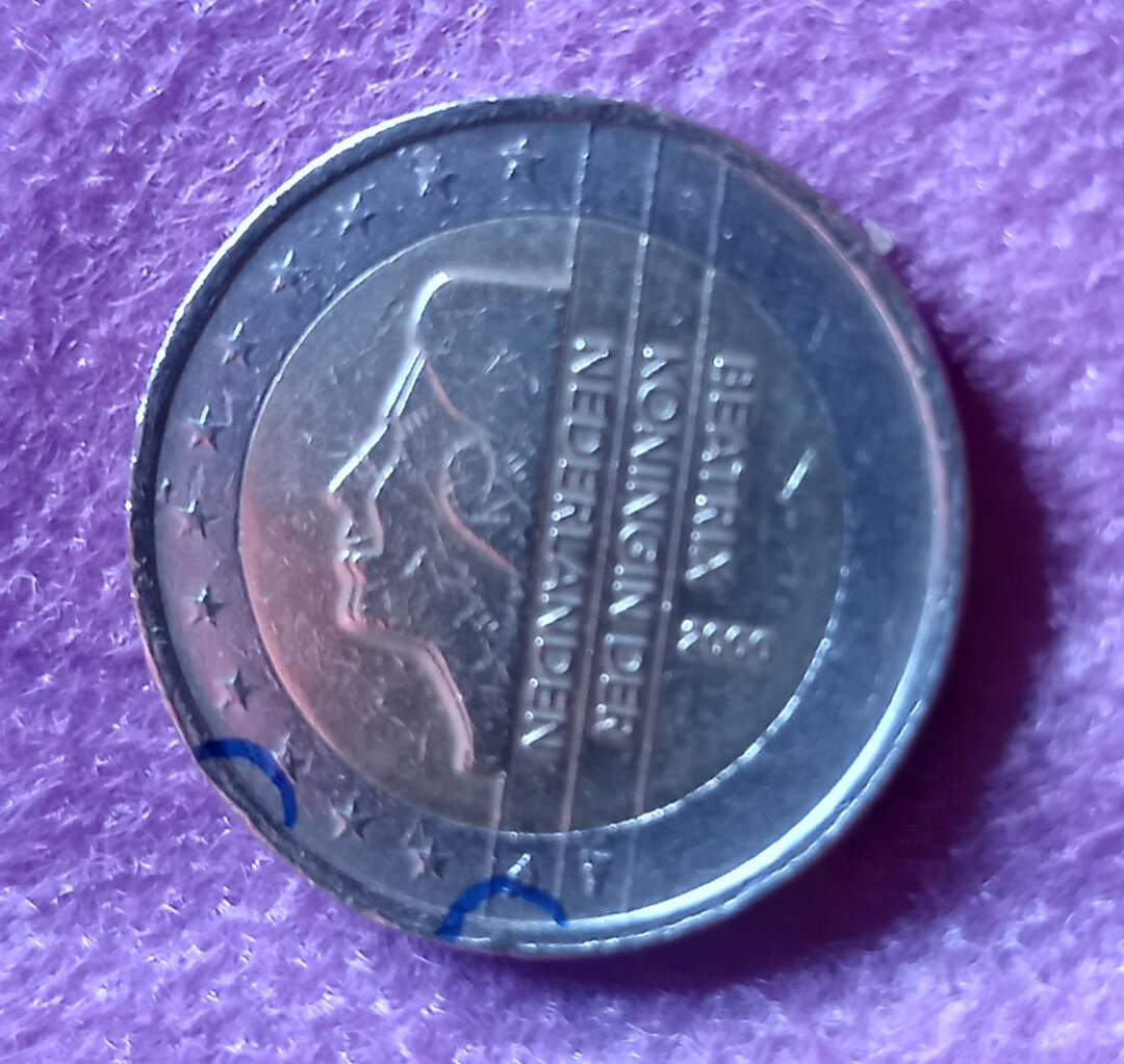 2 Euro Beatrix Königin Der Niederlande 2000 Wert 2 Euro Beatrix 2000 Rare - Etsy