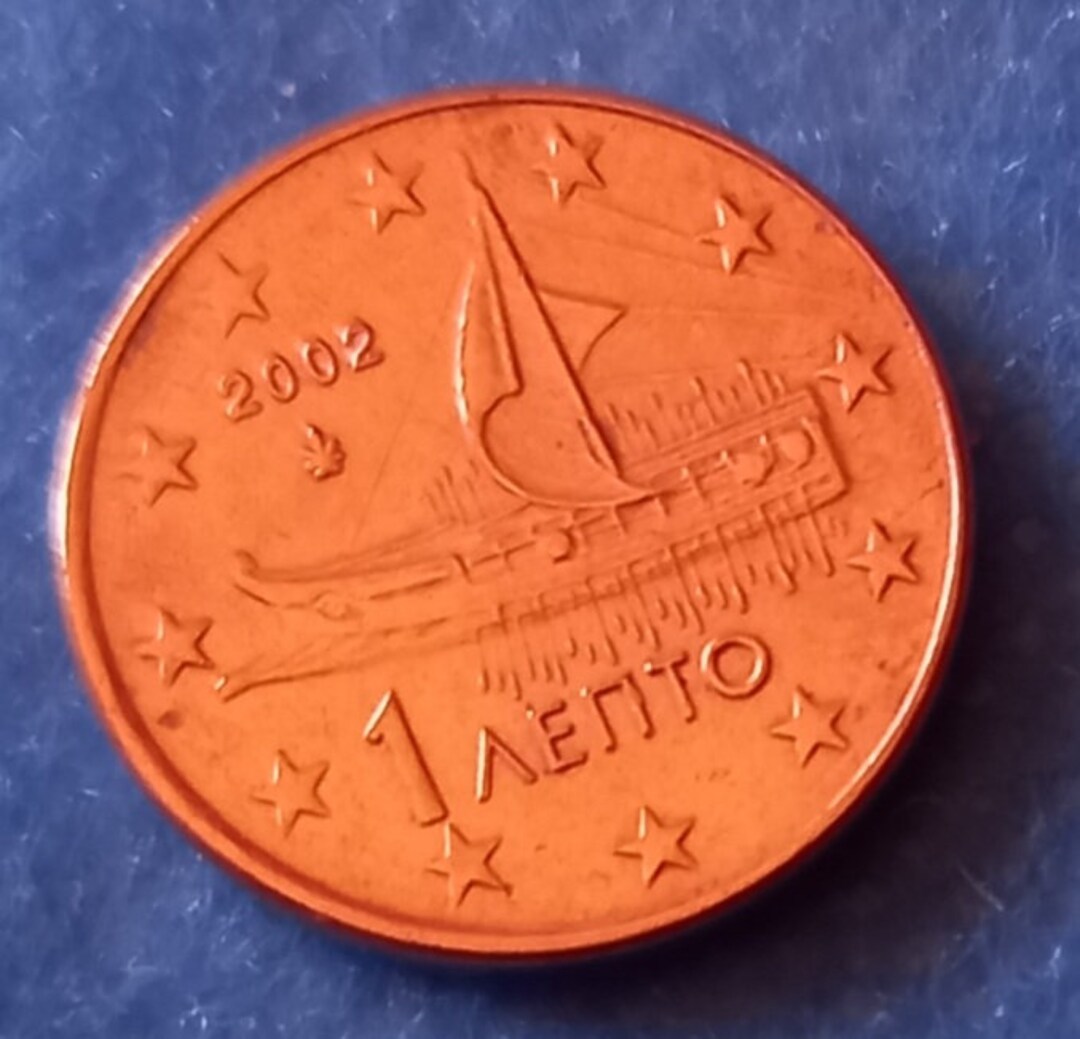 1 Cent Euro Greece 2002 Very Rare Etsy 1-euro-cent-2002-euro-2002-present-ireland-coin-5772