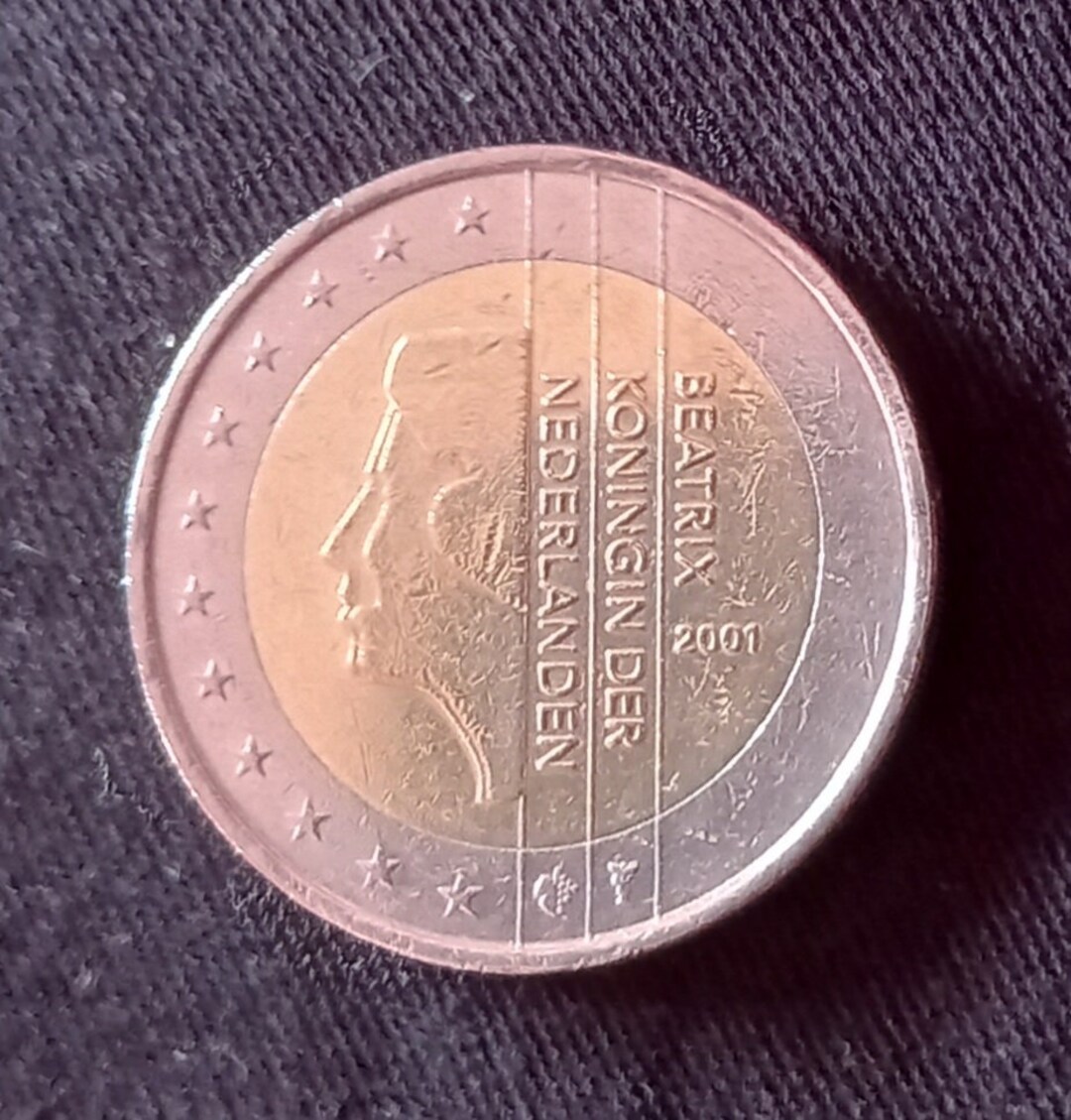 2 Euro Beatrix 2001 Rare Etsy 2 Euro Beatrix 2001 Rare Etsy
