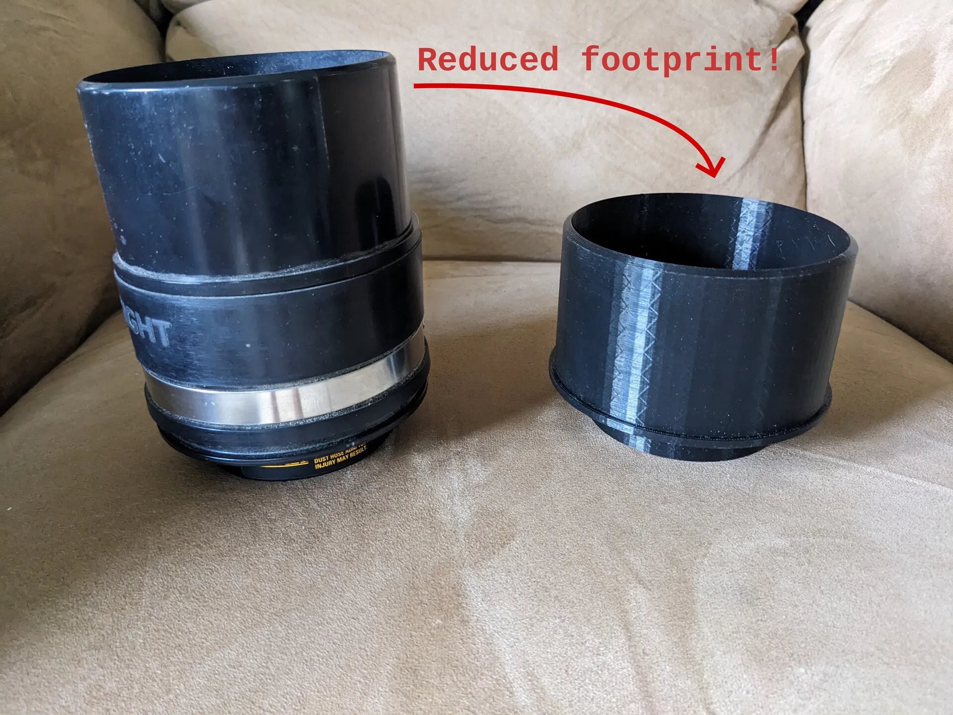 4 rockler dust right quick connect compatible dewalt dw735 planer port