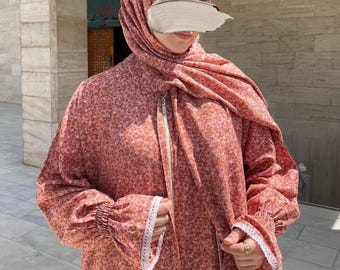 Luxury Prayer Dress, Jilbab, Abaya, Maxi Dress, Long Dress, Khimar, Islamic Dress, Prayer Abaya, Prayer set, Islamic gift, Abaya for Women