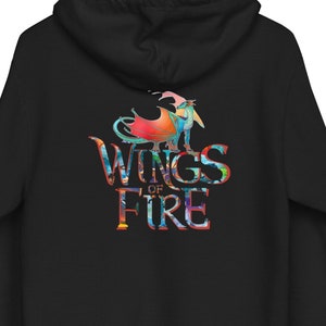 Wings of fire glory Unisex fleece zip up hoodie