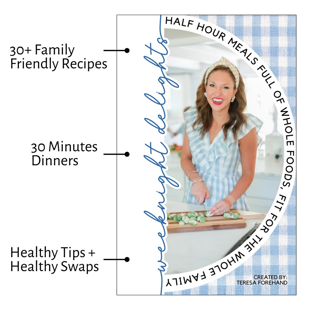 Weeknight Delights - 30 Minute Healthy Recipes for Your Family - Etsy