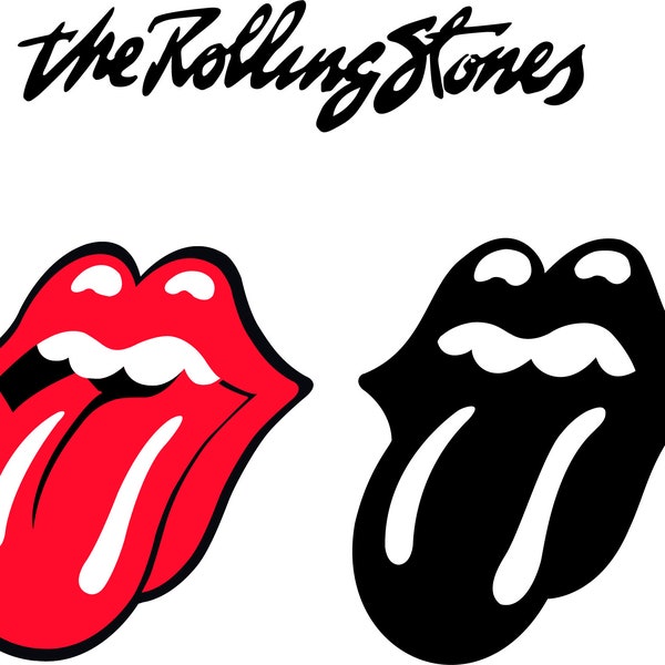 TheRollingStones Svg Rock Group ,Rolling Star Emblem ,Rolling Star Svg