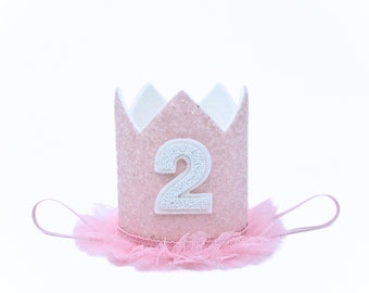 2nd Birthday Crown| Two Cute Birthday| Ballerina Birthday| Pink Birthday Hat| Girl Birthday Outfit| Ballerina Tutu| Ballerina Dress | 2 Cute