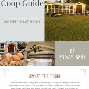 The Miller House Coop Guide – DIY Raised Chicken Coop Plans + Run | Printable PDF