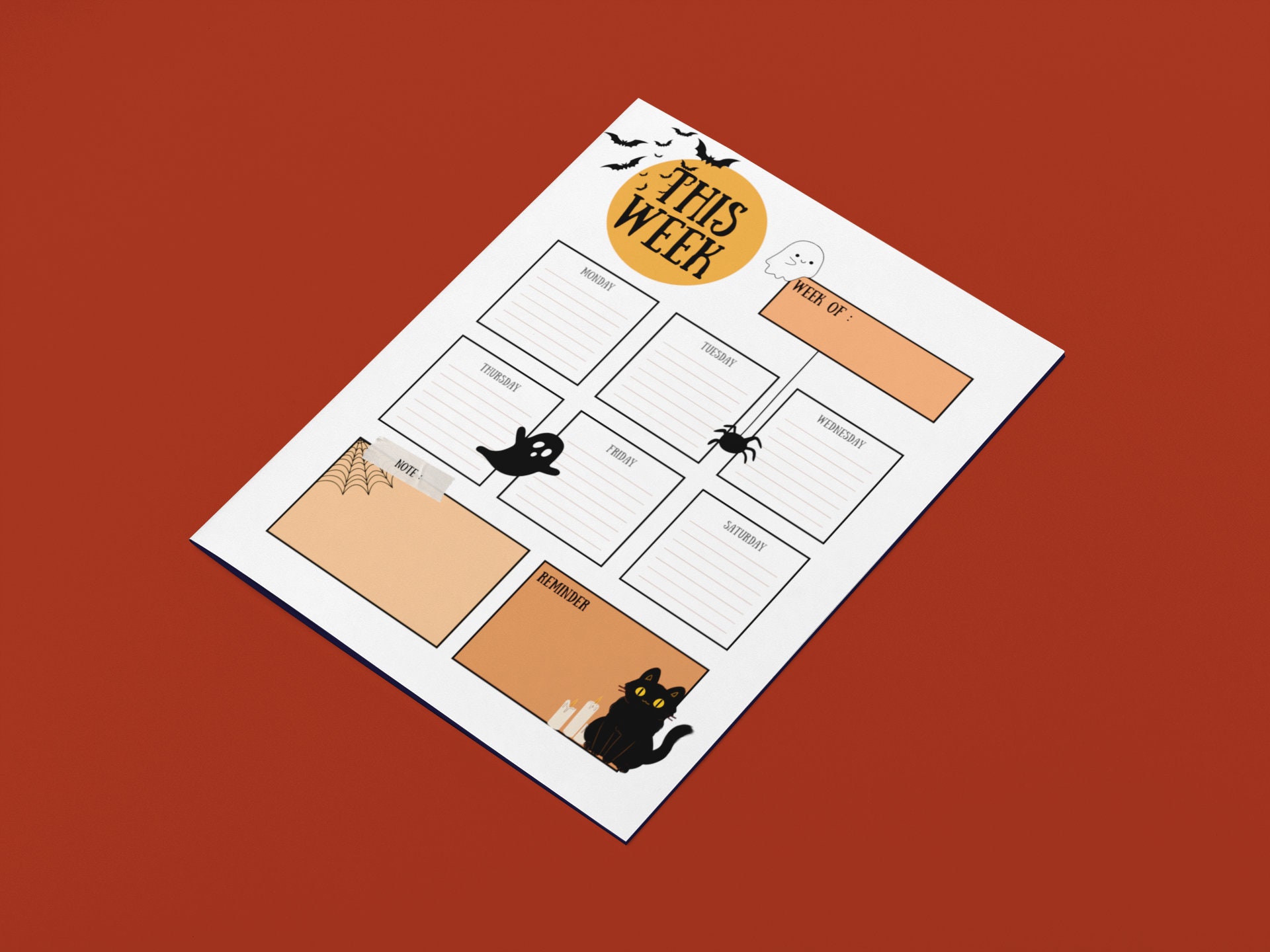 Halloween | Fall Printable Weekly Planner | Halloween to Do List ...