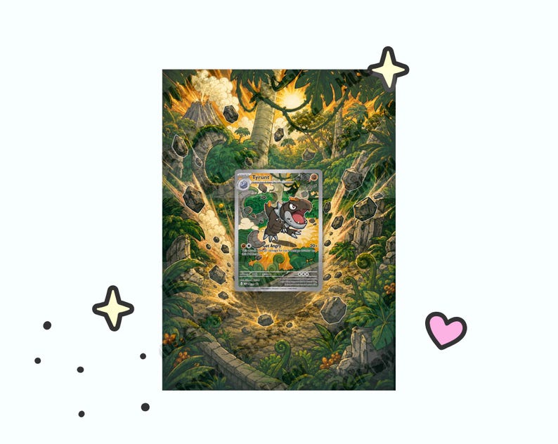 Extended Art Binder Page Pokemon Placeholder Set – Ready to Slide Into Your Binder Free shipping Tyrunt Perfect Order
