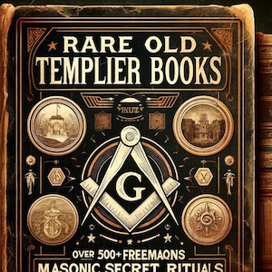 Masonic Library: Knights Templar & Freemasonry - 600+ Esoteric Texts (Digital Download)