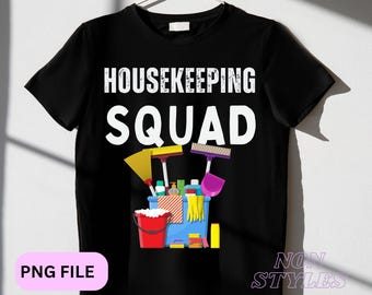 HOUSEKEEPING SQUAD png, schoonmaakster, schoonmaakdienst, png