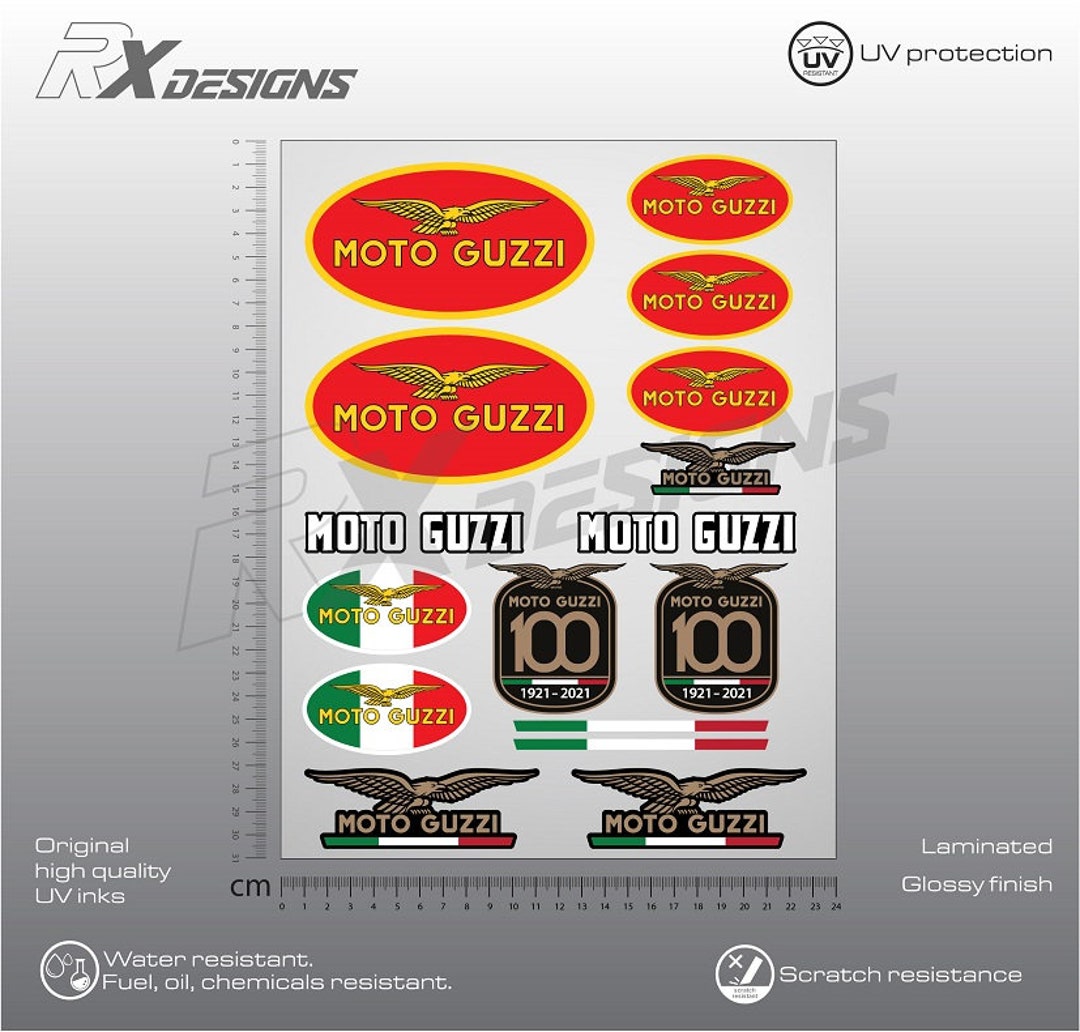 Moto Guzzi Stickers Set Moto Guzzi Decals, Stickers Graphics Decals