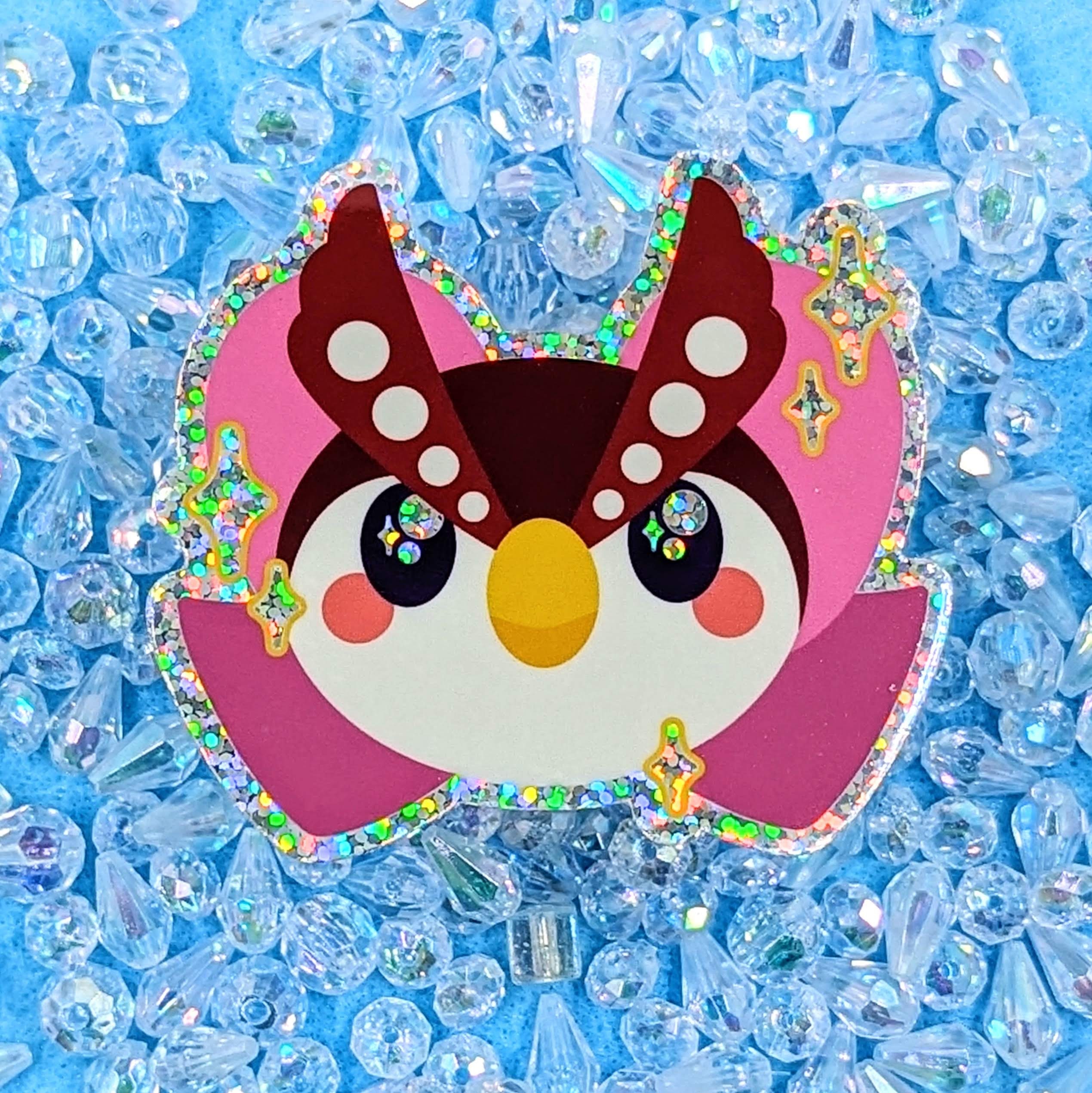 Celeste Glitter Vinyl Sticker - Etsy