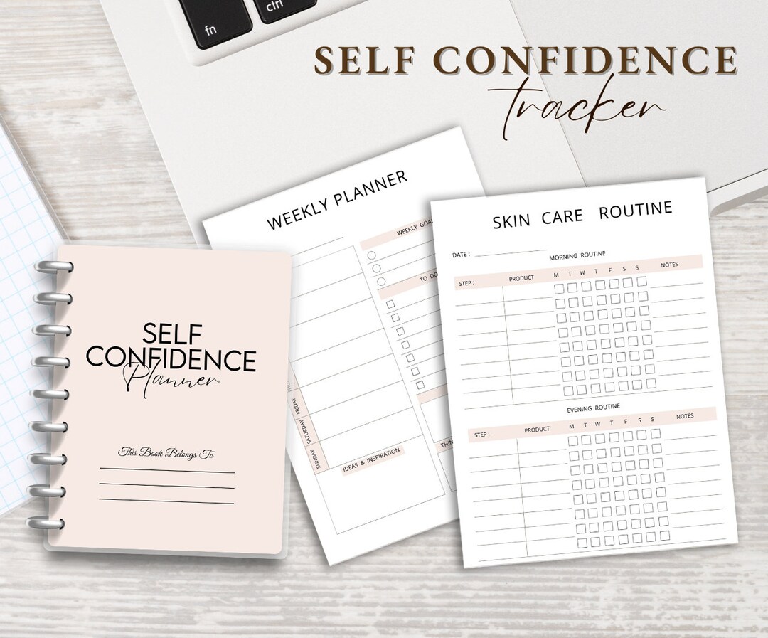 Digital Self Confidence Planner Editable in Canva Template | Self ...