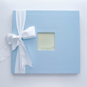 12x12 Baby Boy Scrapbook | Baby&#39;s First Year | Baby Photo Album | Baby Shower Gift | Baby Boy Scrapbook | Premade Baby Boy Scrapbook