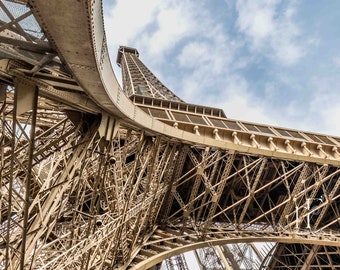 Eiffel Tower Paris Photography Travel Fine Art Print Wall Art Photograph Office Lobby Interior Design Vacation Souvenir France