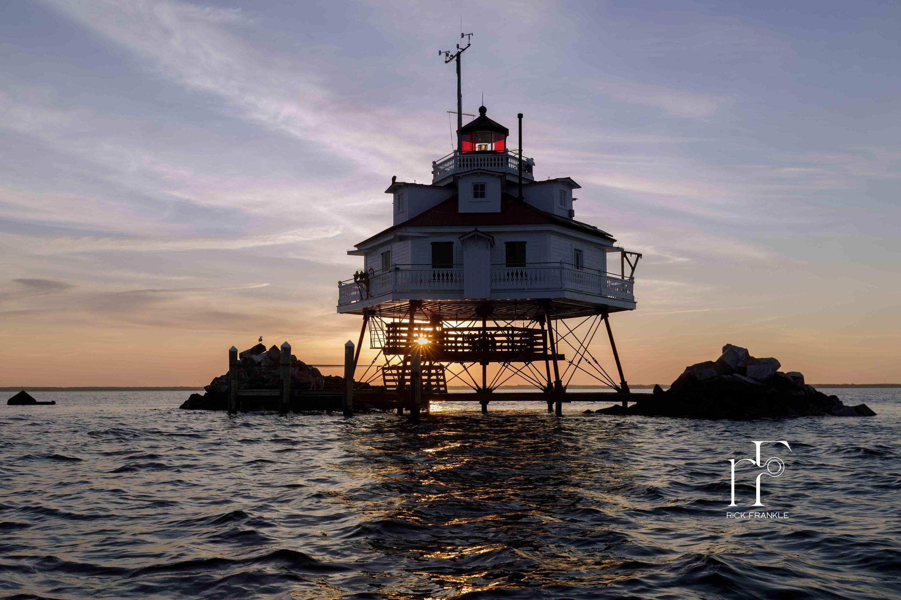 Chesapeake Bay Photography Thomas Point Shoal Lighthouse Sunrise Art ...