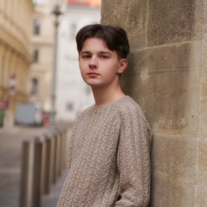 Theory of Braids Sweater Knitting Pattern
