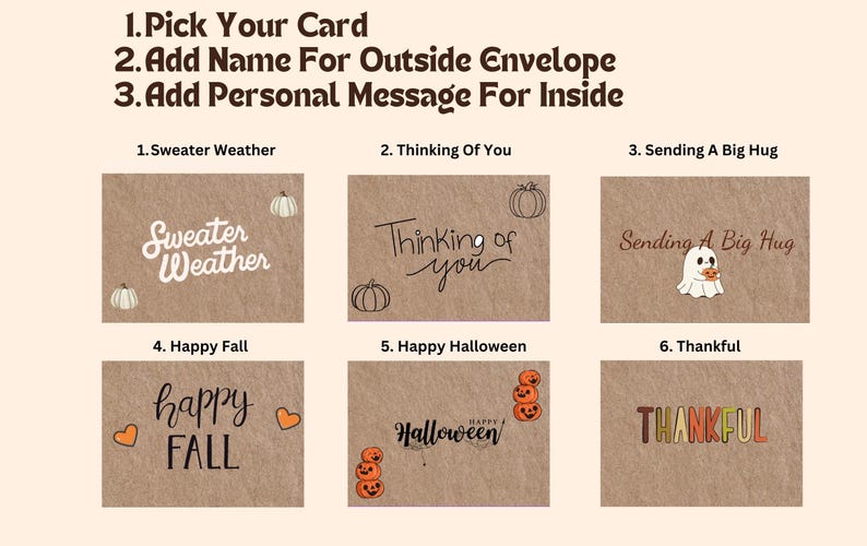 Fall Hug in A Box Thinking of You Box Friend Gift Box Fall Themed