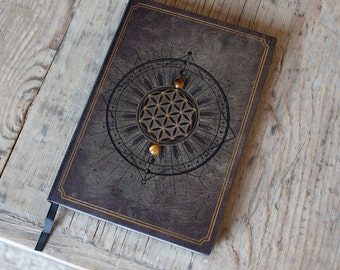 Flower of Life Journal | 2024 Planner | Financial Agenda | Tigers Eyes