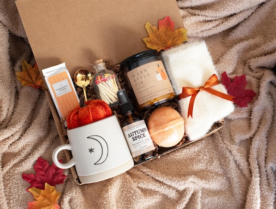 Fall Gift Box | Cozy Socks, Candle, Mug & More | Fall