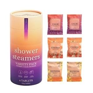 Shower Steamers - 6 Pack - Assorted Aromatherapy Scents