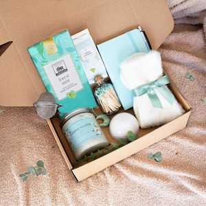 Self Care Gift Box | Soy Candle, Moon Mug & Wool Socks