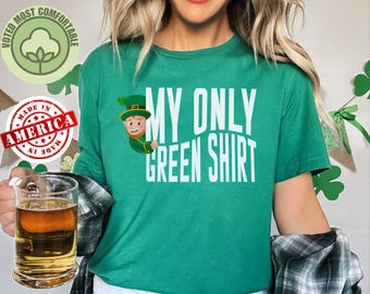Funny St Patricks Day Shirt Party Tee Drinking Shirt Gift Fun St. Patricks Day Shirt Casual Everyday Wear Gift for Friends Party Tee