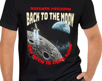 Artemis Program T-Shirt – Back to the Moon Graphic Tee