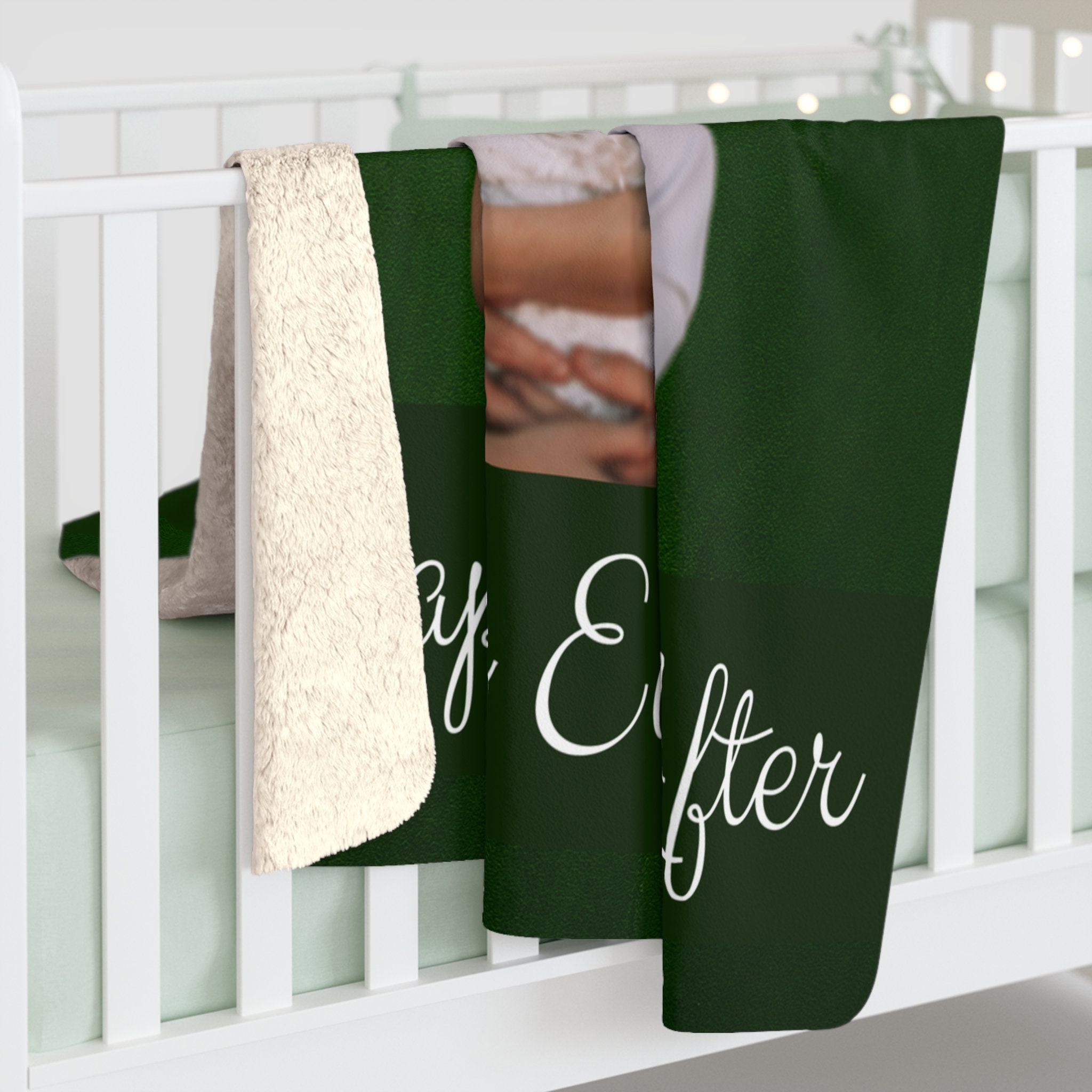 Coperta Morba In Pile E Sherpa Personalizzata Con 9 Foto E Testo - Foto 14