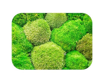 Moss Bath mat  with different shades of green to captivate the natural look in your bathroom decor