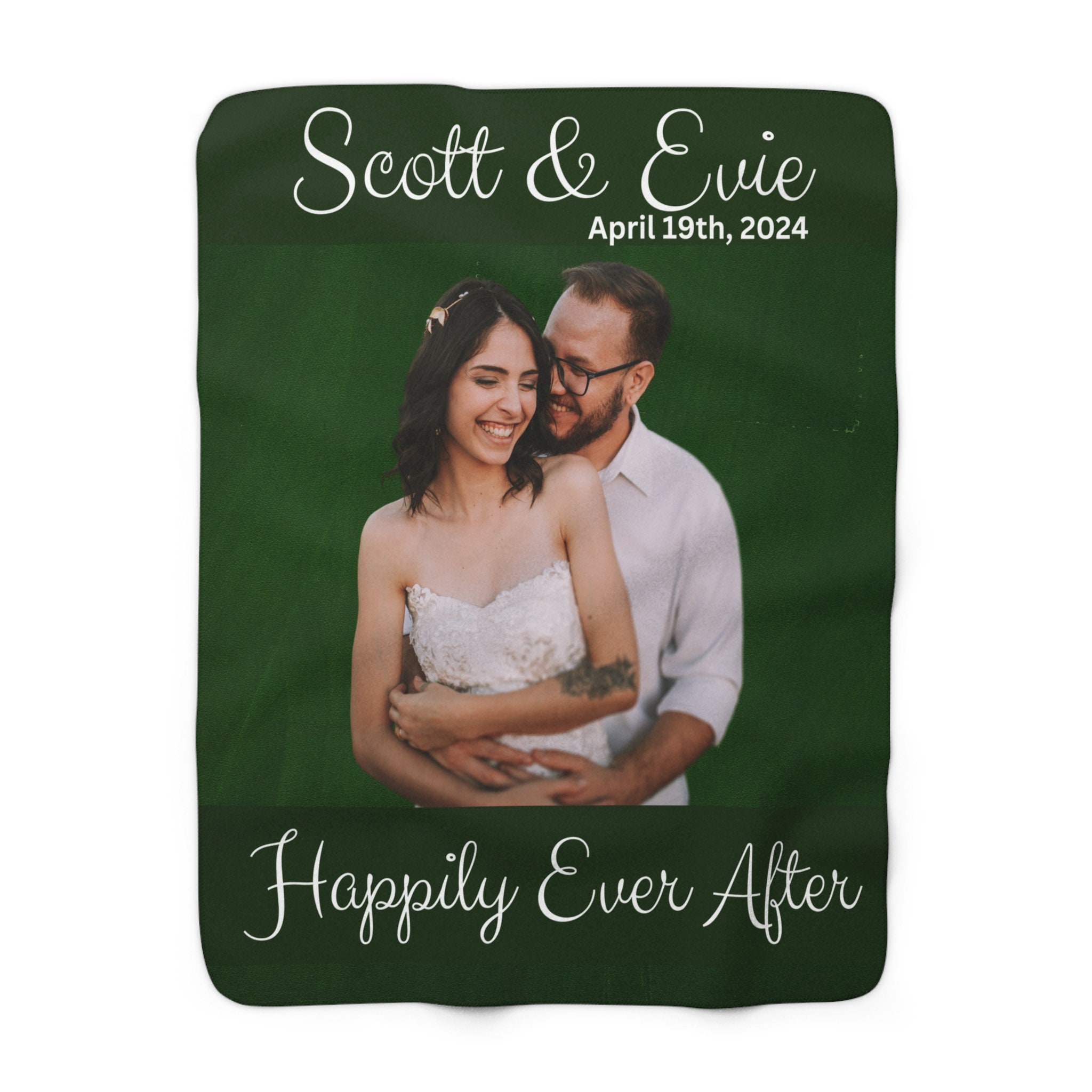 Coperta Morba In Pile E Sherpa Personalizzata Con 9 Foto E Testo - Foto 5