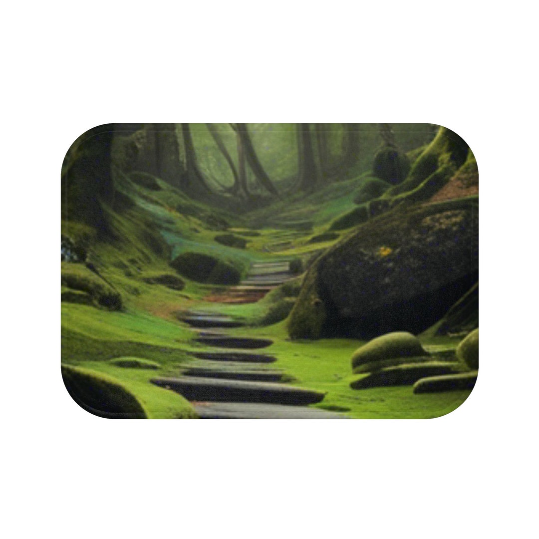 Moss Bath Mat, Moss Shower Mat, Moss Mat, Moss Mat, Moss Rug, Green ...