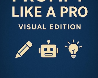 Prompt Like a Pro | AI Prompting Guide for ChatGPT & Midjourney | Digital PDF Download