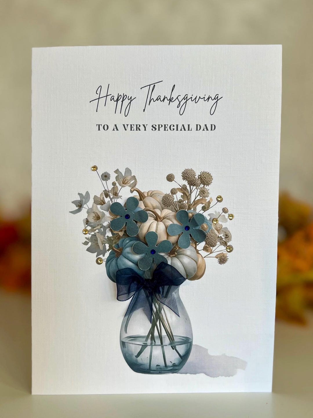 Thanksgiving Card, Dad Thanksgiving Card, Contemporary Thanksgiving ...