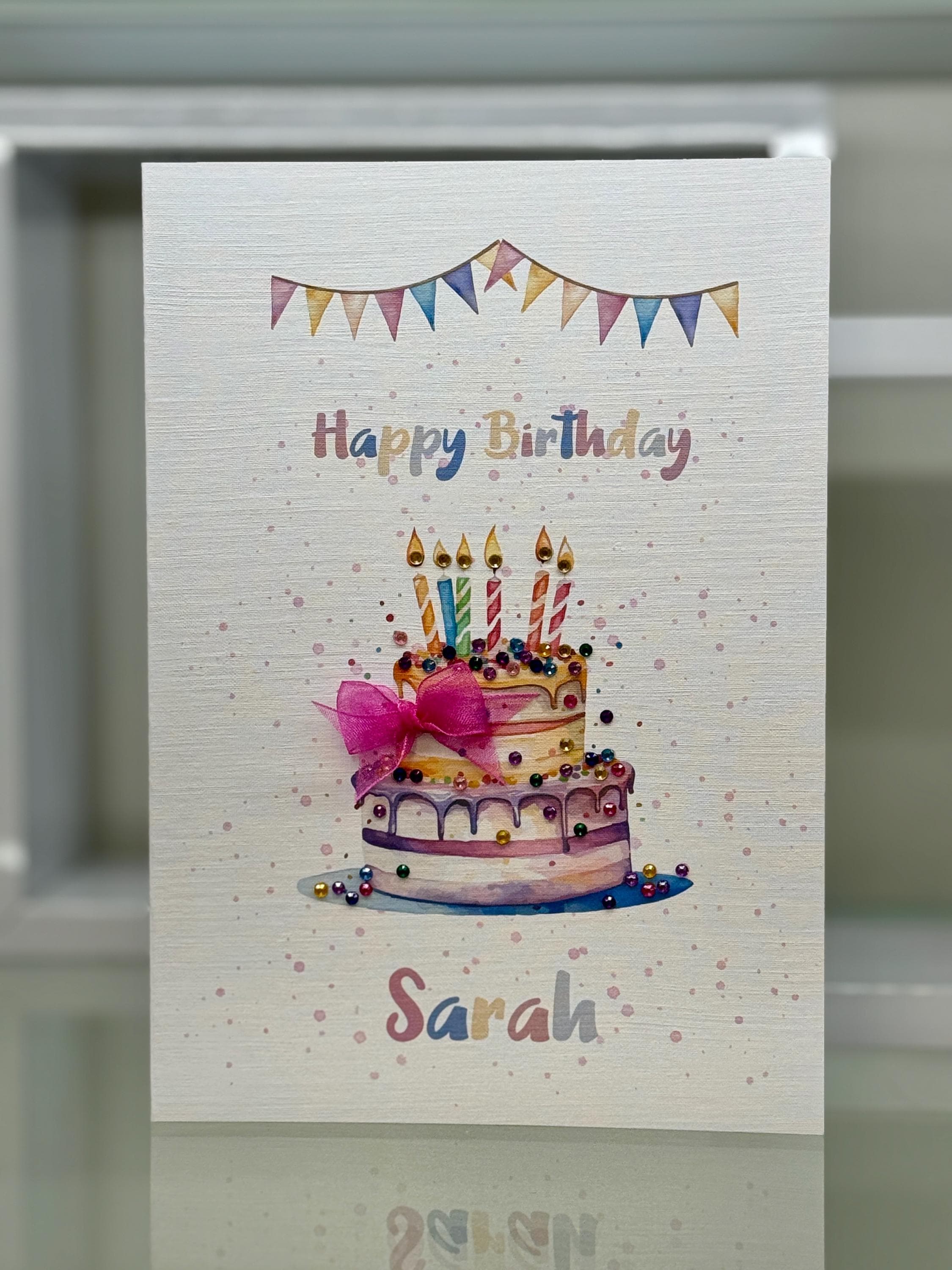 Biglietto Di Auguri Per Nipote 'Happy Birthday Grandaughter' 147x147mm: Con Busta Di Lusso, Carta FSC 350g/m², Made In UK