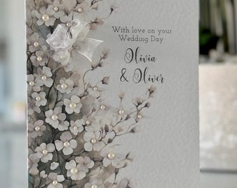 LIN Biglietto D'Auguri 3D Con Elfi Innamorati Per Matrimonio | Pop-Up A Forma Di Coppia Con Busta Inclusa