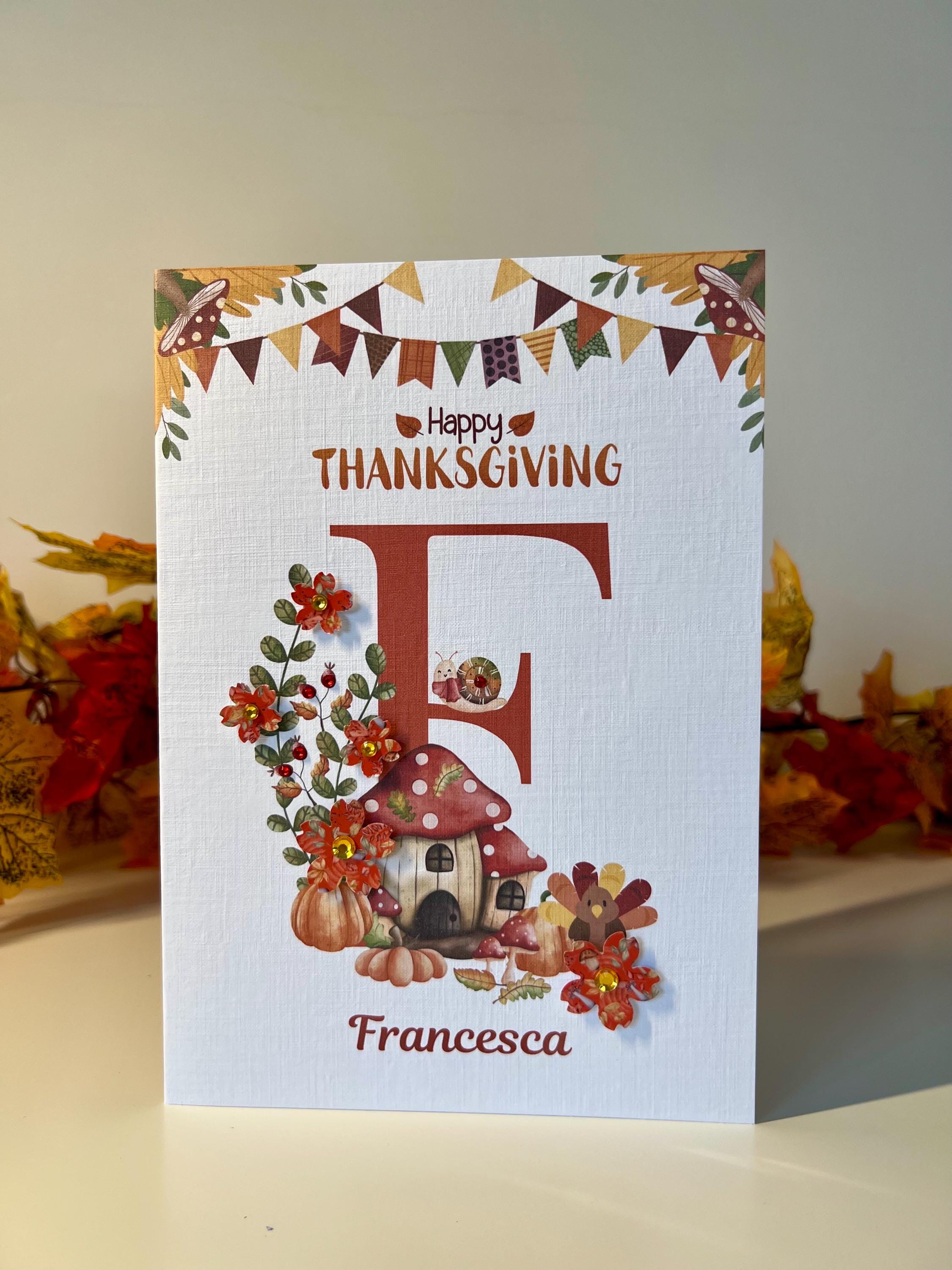 American Greetings Thanksgiving Cards – 6 Stück Danksagungskarten Mit „Thankful Grateful Blessed“