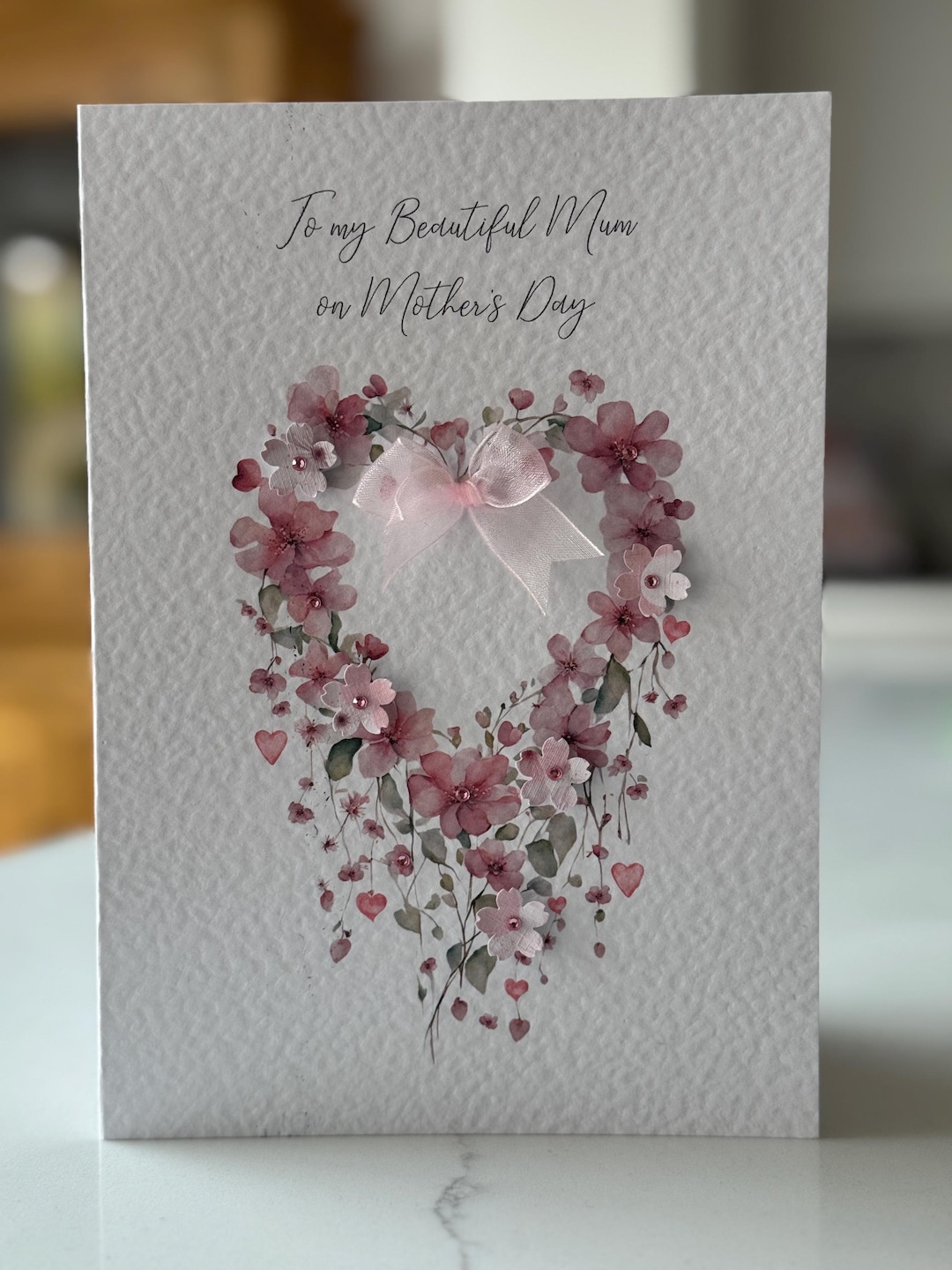 Mother's Day Card, Floral Card, Handmade Card, Special Mum on Mother’s ...