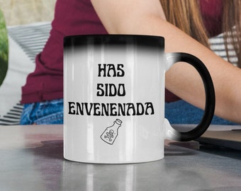 Taza divertida Has sido envenenado Taza para café de broma para regalar Regalo divertido para cumpleaños