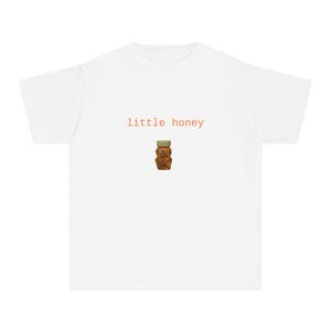 LITTLE HONEY Quality Cotton Kids' T-shirt Fun Holiday Christmas Gift Honey Jar by barkingbeautytees