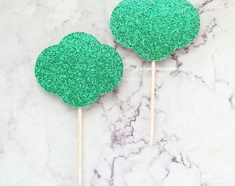 Quatrefoil Cupcake Topper