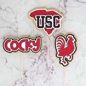 South Carolina Cupcake Toppers