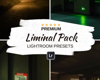 23 Liminal Lightroom Presets Pack Dark and Moody Estetyczny Preset Instagram vsco Filtr Jesień Upadek Straszny Natychmiastowy Cyfrowy Pobieranie