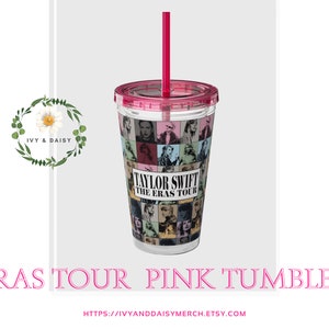 TAYLOR SWIFT 1989 World Tour VIP TUMBLER Cup Straw Tour Merchandise NEW  Original