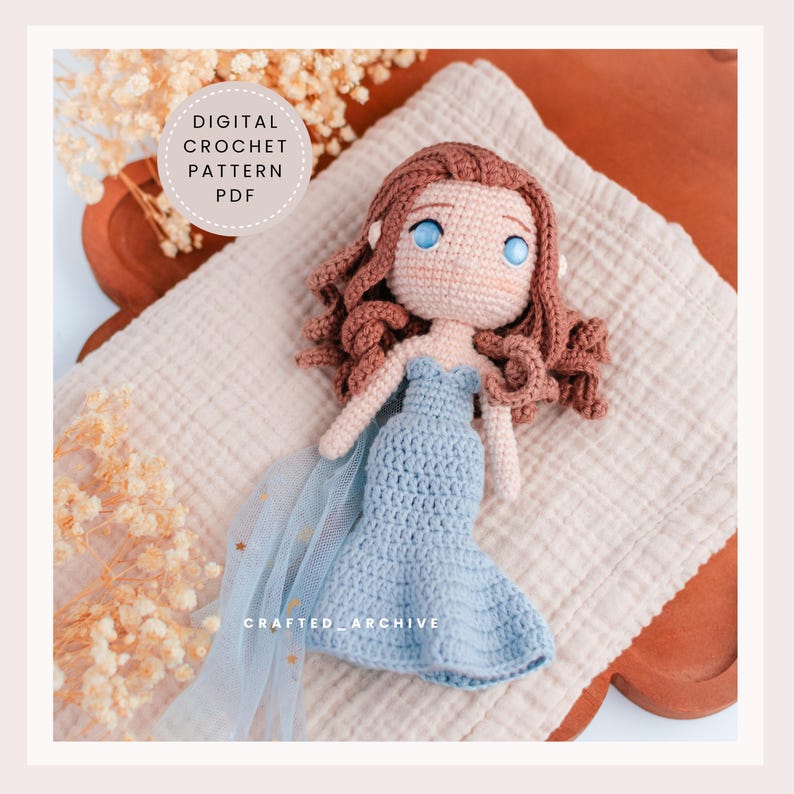 Feyre ACOTAR Crochet Pattern - Digital PDF - Amigurumi Doll - A Court of Thorns and Roses image 2