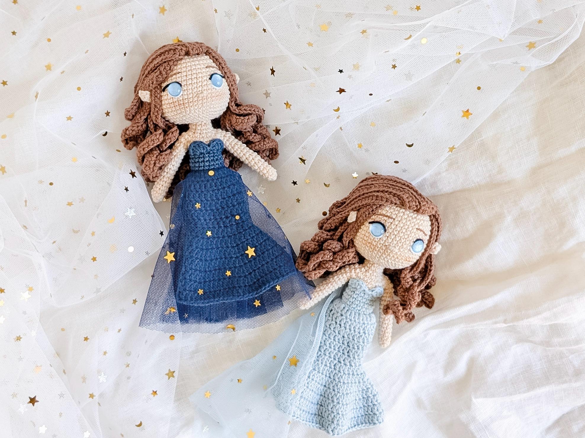 Feyre ACOTAR Crochet Pattern - Digital PDF - Amigurumi Doll - A Court ...